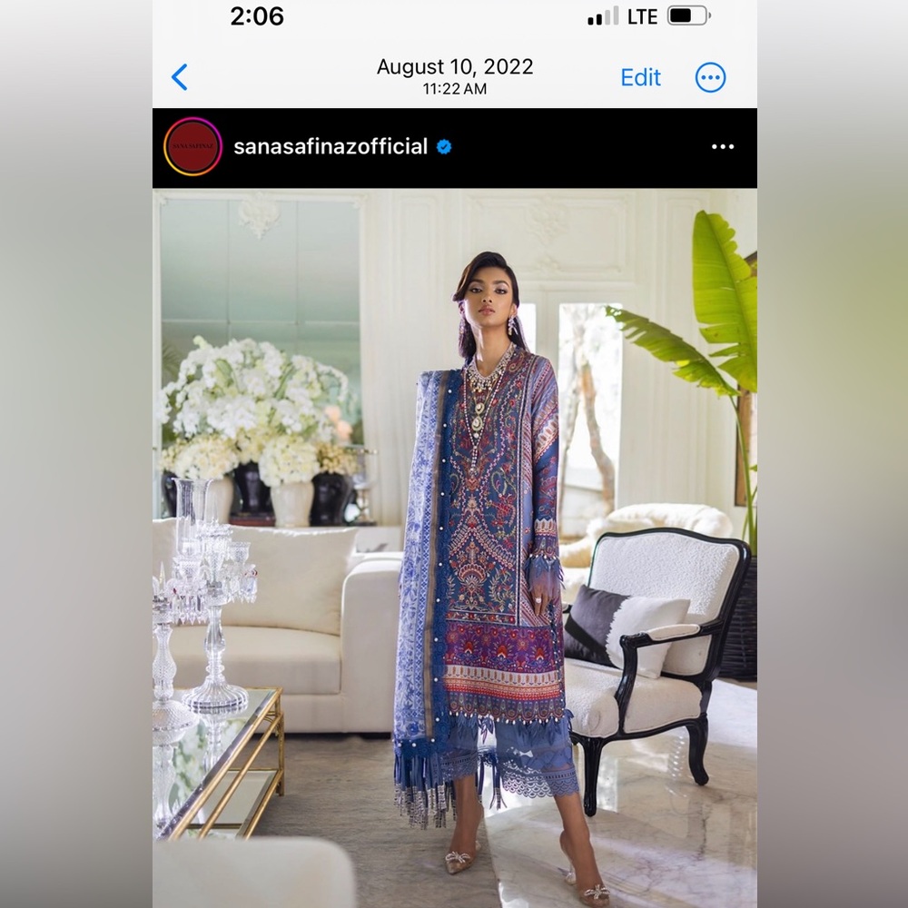 Pakistani Indian Designer Outfit - image 1